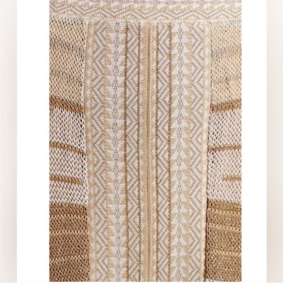 Anthropologie Cecelia Prado Glinted Gold & Silver Knit Maxi Skirt - XS - Picture 4 of 16